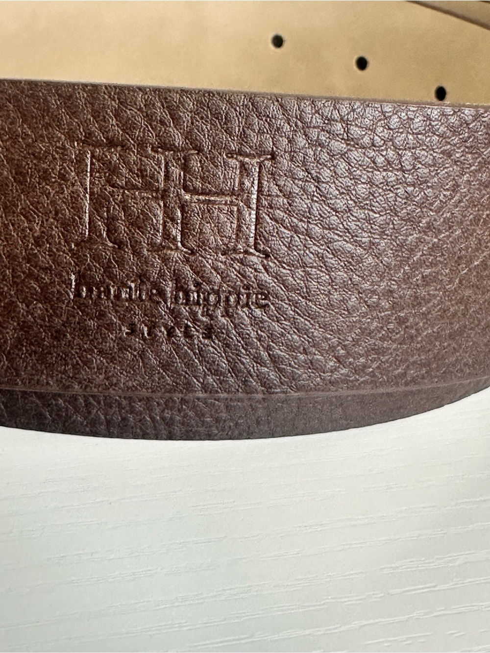 Haute Hippie Style Brown Western Heart Buckle Belt 39in S/P NWT - Picture 3 of 7